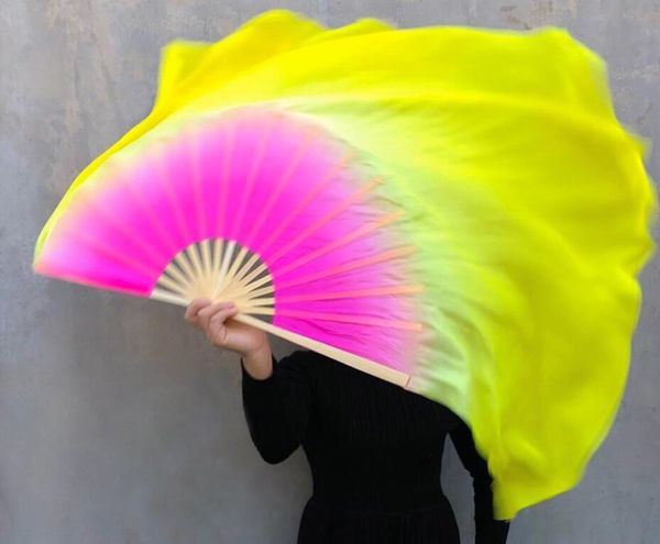 professional customized color silk fan veil 1 pair real silk bellydance fan pink yellow gradient two layers bamboo, Black;red
professional customized color silk fan veil 1 pair real silk bellydance fan pink yellow gradient two layers bamboo, Black;red