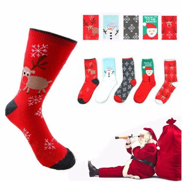 new stylish mens womens christmas socks santa snowman snowflake socks filler hosiery 9 style sock, Black;white
new stylish mens womens christmas socks santa snowman snowflake socks filler hosiery 9 style sock, Black;white