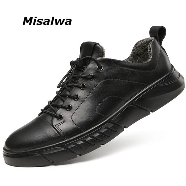 misalwa large size 38-48 genuine leather men sneakers classic casual men footwear winter outdoor fur warm young loafers, Black
misalwa large size 38-48 genuine leather men sneakers classic casual men footwear winter outdoor fur warm young loafers, Black