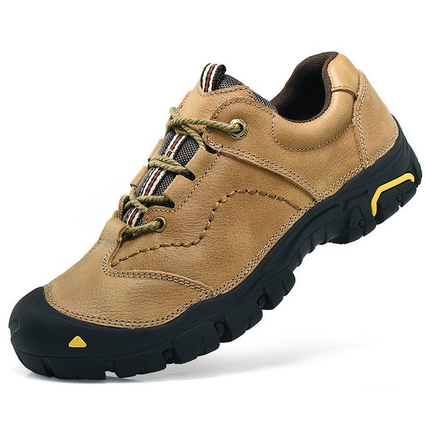 men's autumn/winter hiking shoes leather thickness of bottom head layer cowhide outdoor sports recreational shoe anti-slip hikin, Black
men's autumn/winter hiking shoes leather thickness of bottom head layer cowhide outdoor sports recreational shoe anti-slip hikin, Black