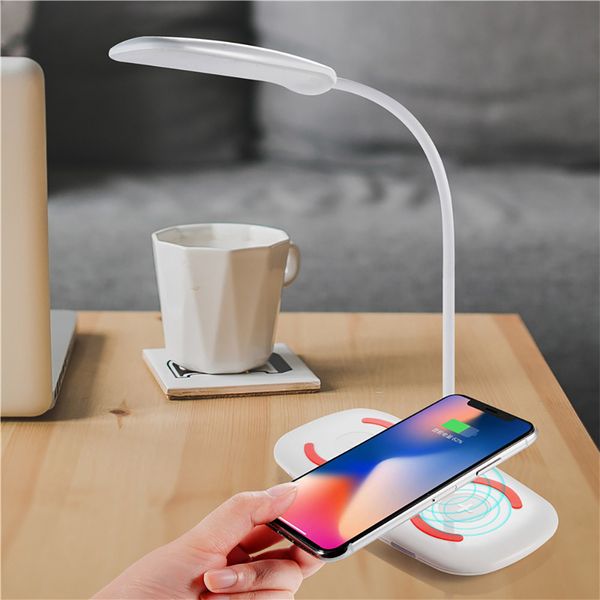 brelong 360 degree bending / dual mobile phone wireless charging desk lamp white for office, bedroom, living room
brelong 360 degree bending / dual mobile phone wireless charging desk lamp white for office, bedroom, living room