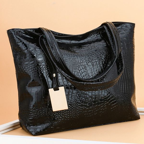 women large plusize shoulder bags ladies fashion alligator leather handbags solid large capacity shoulder tote handbag bags #40
women large plusize shoulder bags ladies fashion alligator leather handbags solid large capacity shoulder tote handbag bags #40