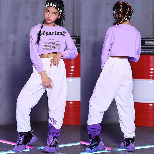autumn girl jazz dance performance suit korean purple long sleeve shirt children jazz dance hip-hop competition costume dl5446, Black;red
autumn girl jazz dance performance suit korean purple long sleeve shirt children jazz dance hip-hop competition costume dl5446, Black;red