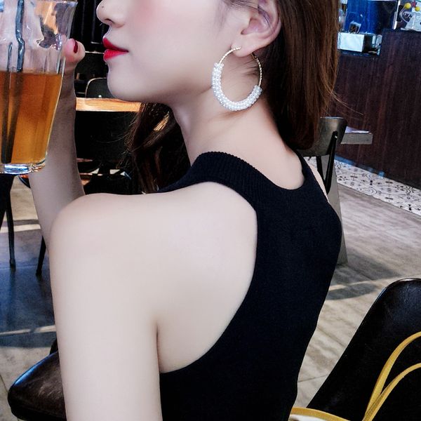 drejew big round circle pearl alloy statement earrings 2019 925 fashion hoop earrings sets for women weddings jewelry he9231, Golden;silver
drejew big round circle pearl alloy statement earrings 2019 925 fashion hoop earrings sets for women weddings jewelry he9231, Golden;silver