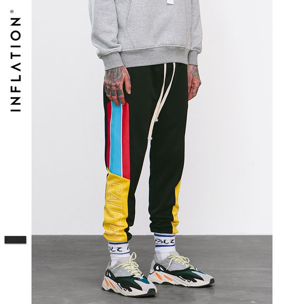 mens high street pants elastic waist sweatpants skinny jogger side stripe vintage track cargo pants male trousers, Black
mens high street pants elastic waist sweatpants skinny jogger side stripe vintage track cargo pants male trousers, Black