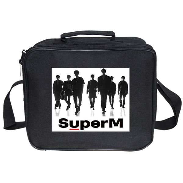 women/men daily lunch bag superm 2019 printing insulated lunch bags for boys girls nylon picnic storage bag for teenagers, Blue;pink
women/men daily lunch bag superm 2019 printing insulated lunch bags for boys girls nylon picnic storage bag for teenagers, Blue;pink
