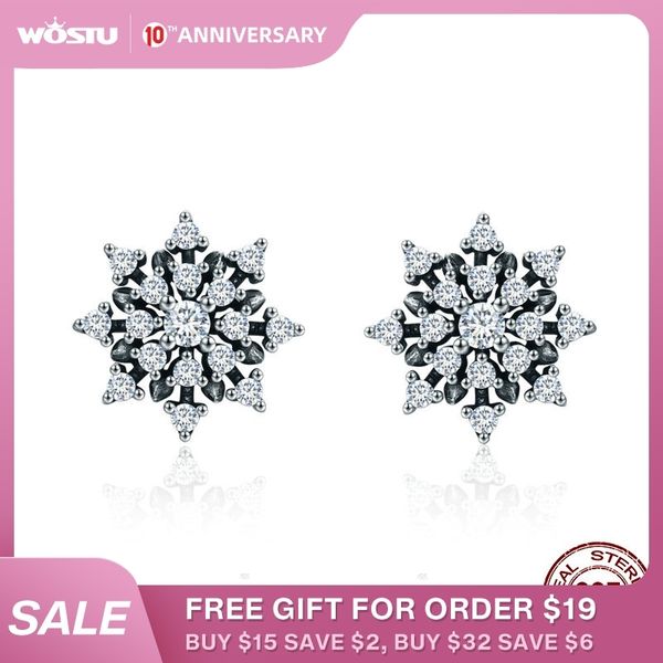 wostu real 925 sterling silver sparkling snowflake stud earrings for women s925 silver fine jewelry gift cqe346, Golden
wostu real 925 sterling silver sparkling snowflake stud earrings for women s925 silver fine jewelry gift cqe346, Golden