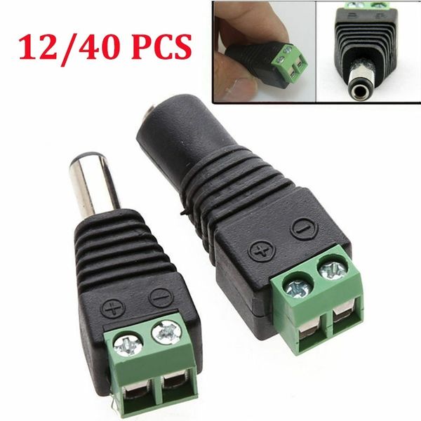 12/40pcs dc 12v power supply plug adapter connector dc male female power plug adapter for 3528 led strip light ,cctv
12/40pcs dc 12v power supply plug adapter connector dc male female power plug adapter for 3528 led strip light ,cctv