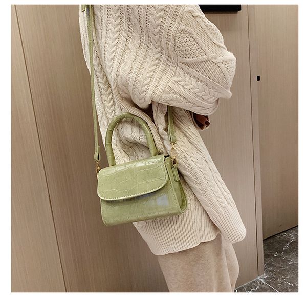 new 2020 simple fashion handbag stone shoulder bag simple diagonal small bag fashionable girl
new 2020 simple fashion handbag stone shoulder bag simple diagonal small bag fashionable girl