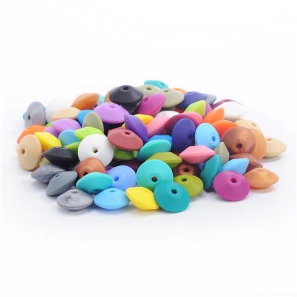silicone teething beads wholesale lentil beads 15mm fda safe food grade loose beads for diy baby chew necklace bracelets chewelry accessory
silicone teething beads wholesale lentil beads 15mm fda safe food grade loose beads for diy baby chew necklace bracelets chewelry accessory