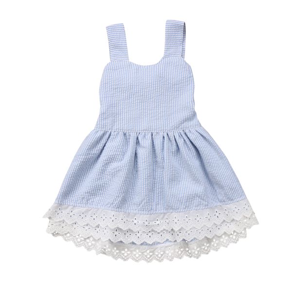 Strappy Toddler Babys Girls Clothes Dress Summer Sleeveledd Striped Backless Party Wedding Princess Dresses Baby Girl Clothes, Blue
Strappy Toddler Babys Girls Clothes Dress Summer Sleeveledd Striped Backless Party Wedding Princess Dresses Baby Girl Clothes, Blue
