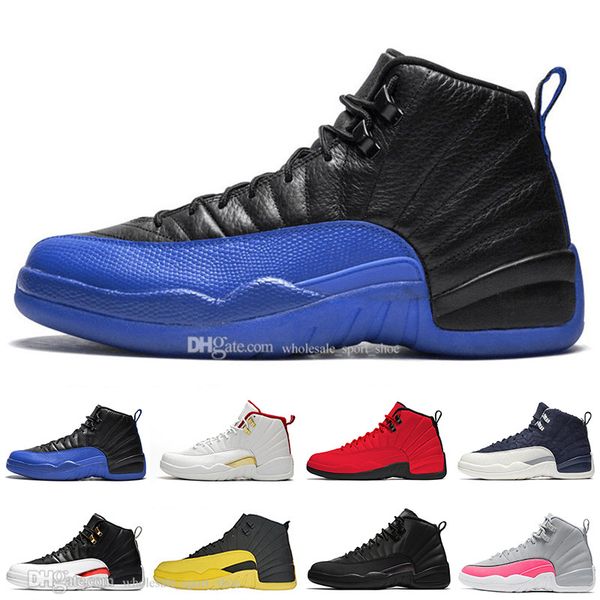 12 12s Game Royal FIBA mens basketball shoes Bumblebee Dark Grey The Maste Flu Game men sports designer trainers sneakers US 7-13
12 12s Game Royal FIBA mens basketball shoes Bumblebee Dark Grey The Maste Flu Game men sports designer trainers sneakers US 7-13