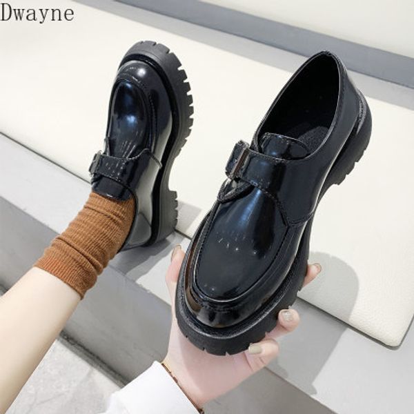 small leather shoes women's british 2020 new spring single shoes student fashion, Black
small leather shoes women's british 2020 new spring single shoes student fashion, Black