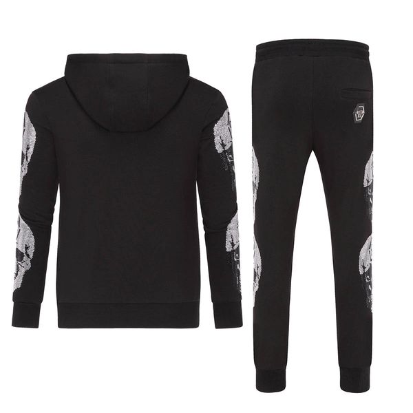 phillip plain tide brand mens designer hoodie fashion casual pants skull rhinestone print zip hoodie sports set harem pants, Gray
phillip plain tide brand mens designer hoodie fashion casual pants skull rhinestone print zip hoodie sports set harem pants, Gray