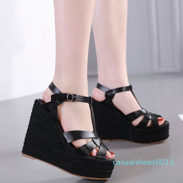 designer sandals ladies wedge sandals knitted straw woven platform shoes luxury women slides size 35 to 40 11c, Black
designer sandals ladies wedge sandals knitted straw woven platform shoes luxury women slides size 35 to 40 11c, Black
