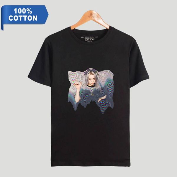 leisure hip hop billie eilish printing 100% cotton t-shirts women/men clothes 2019 popular casual harajuku short sleeve t-shirt, White;black
leisure hip hop billie eilish printing 100% cotton t-shirts women/men clothes 2019 popular casual harajuku short sleeve t-shirt, White;black