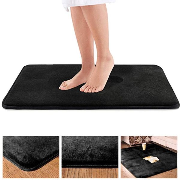 black memory bath mat anti slip bath rug with strong absorbent machine washable shower rug 5size comfortable construction xj
black memory bath mat anti slip bath rug with strong absorbent machine washable shower rug 5size comfortable construction xj