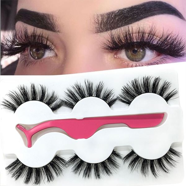 3 pairs 6d 100% mink fake eyelashes natural mink lashes dramatic volume eyelashes extension false eyelashes+tweezers eye makeup
3 pairs 6d 100% mink fake eyelashes natural mink lashes dramatic volume eyelashes extension false eyelashes+tweezers eye makeup