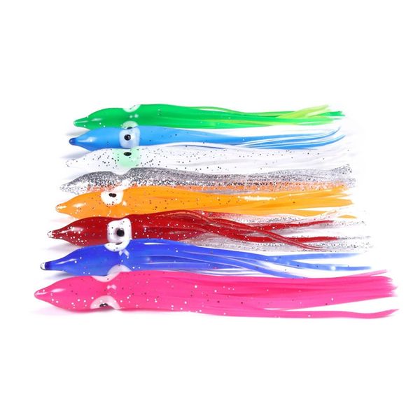 6pcs/set soft squid fishing lures artificial shad bait fishing jigs head silicone outdoor tackle tools random color hot
6pcs/set soft squid fishing lures artificial shad bait fishing jigs head silicone outdoor tackle tools random color hot