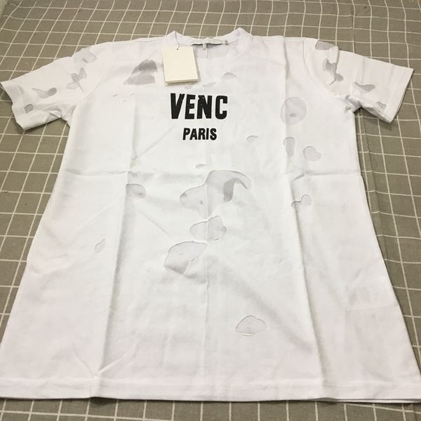 19SS Hot Sale New Style Letter Printing Mens Designer T Shirts Cotton Casual Hole T Shirt Euramerican Fashion Luxury Shirt
19SS Hot Sale New Style Letter Printing Mens Designer T Shirts Cotton Casual Hole T Shirt Euramerican Fashion Luxury Shirt