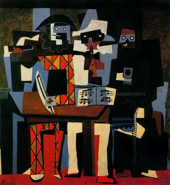 pablo picasso classical 100% handmade oil painting on white canvas musicians with masks musiciens aux masques cubism picasso495
pablo picasso classical 100% handmade oil painting on white canvas musicians with masks musiciens aux masques cubism picasso495