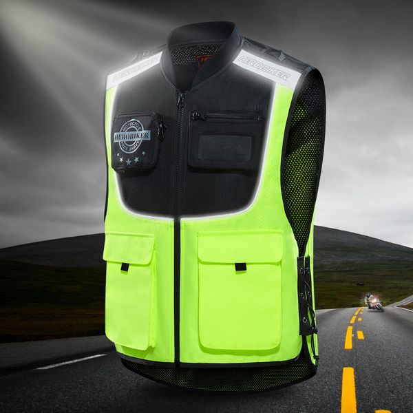 herobiker new motorcycle jacket reflective desgin waistcoat clothing motocross off-road racing vest moto night riding jacket
herobiker new motorcycle jacket reflective desgin waistcoat clothing motocross off-road racing vest moto night riding jacket