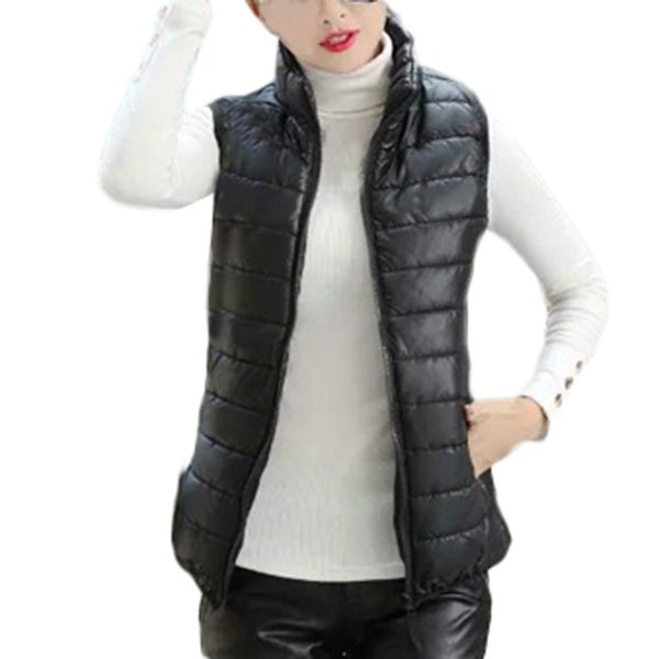 women's warm jacket collar collar jacket slim winter parker coat coat vest cotton down 7.17, Black
women's warm jacket collar collar jacket slim winter parker coat coat vest cotton down 7.17, Black