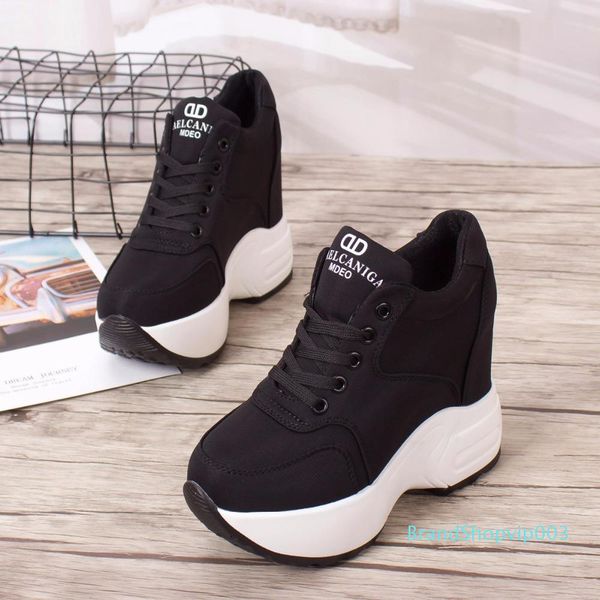 2018 women sneakers meshplatform trainers white autumn wedges breathable woman height increasing shoes, Black;white
2018 women sneakers meshplatform trainers white autumn wedges breathable woman height increasing shoes, Black;white