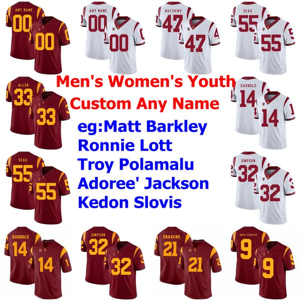 ncaa usc trojans jerseys mens matt barkley jersey ronnie lott troy polamalu adoree' jackson kedon slovis college football jerseys custo, Black
ncaa usc trojans jerseys mens matt barkley jersey ronnie lott troy polamalu adoree' jackson kedon slovis college football jerseys custo, Black