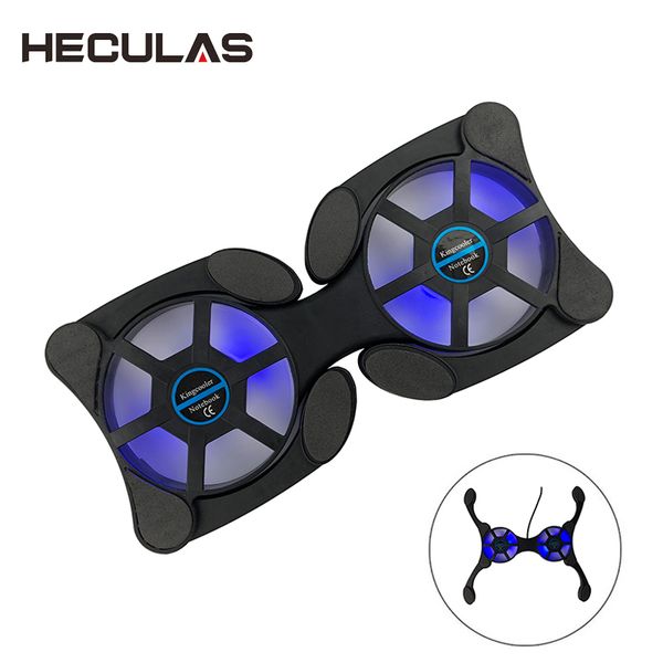 

HECULAS осьминог ноутбук кулер складной вентилятор охлаждения USB Тихий радиатор с 2 в