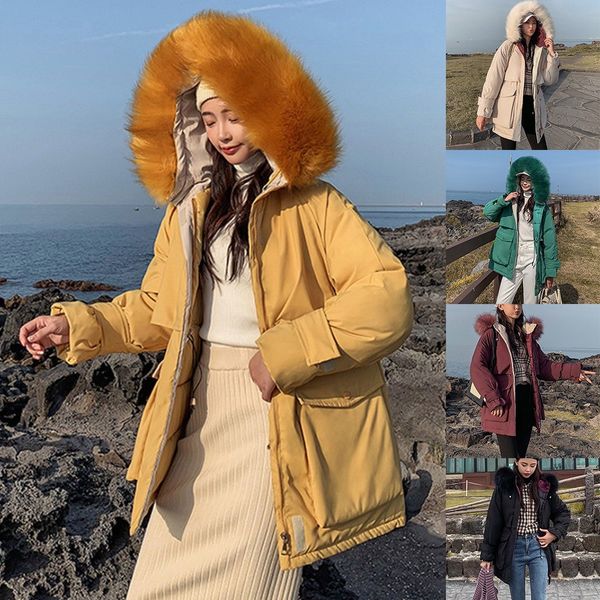 casaco feminino kurtka damska winter coat women's winter long sleeve stand zipper pocket button down jacket veste femme hiver, Black
casaco feminino kurtka damska winter coat women's winter long sleeve stand zipper pocket button down jacket veste femme hiver, Black