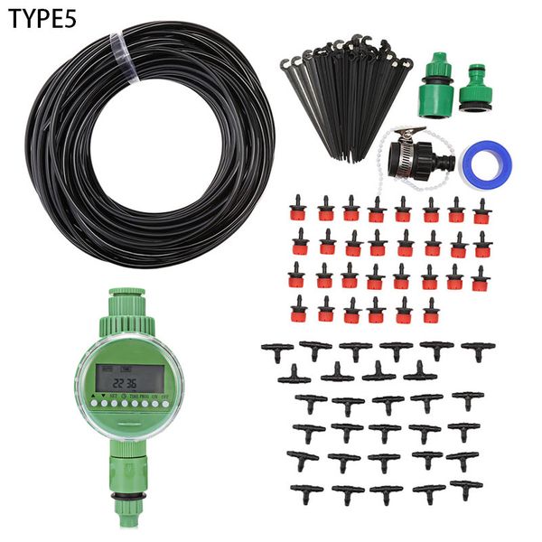 25m drip irrigation system plant automatic rubber self watering controller garden hose kits+30x adjustable dripper water timer
25m drip irrigation system plant automatic rubber self watering controller garden hose kits+30x adjustable dripper water timer