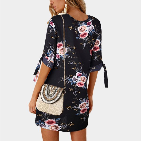 summer dress 2020 women floral print beach chiffon dress casual loose mini party dress boho style sundress vestidos plus size, Black;gray
summer dress 2020 women floral print beach chiffon dress casual loose mini party dress boho style sundress vestidos plus size, Black;gray