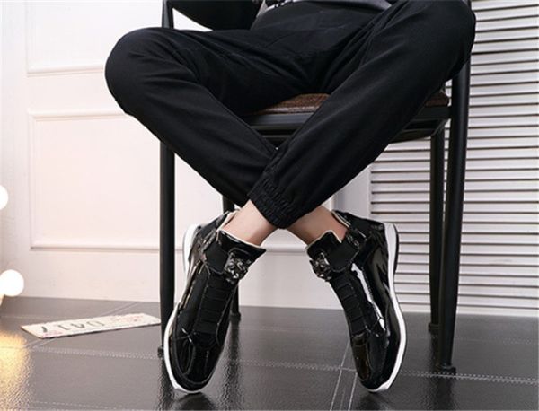 2019 new korean trendy fashion designer s shoes silver gold black shiny bright mr. stylish red carpet preferred quality shoes
2019 new korean trendy fashion designer s shoes silver gold black shiny bright mr. stylish red carpet preferred quality shoes