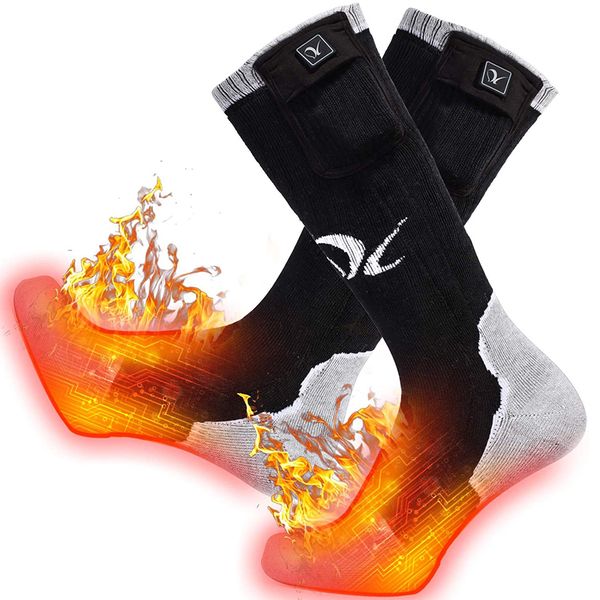 heated socks winter electric rechargeable 3 heating settings thermal socks for men and women, Black
heated socks winter electric rechargeable 3 heating settings thermal socks for men and women, Black