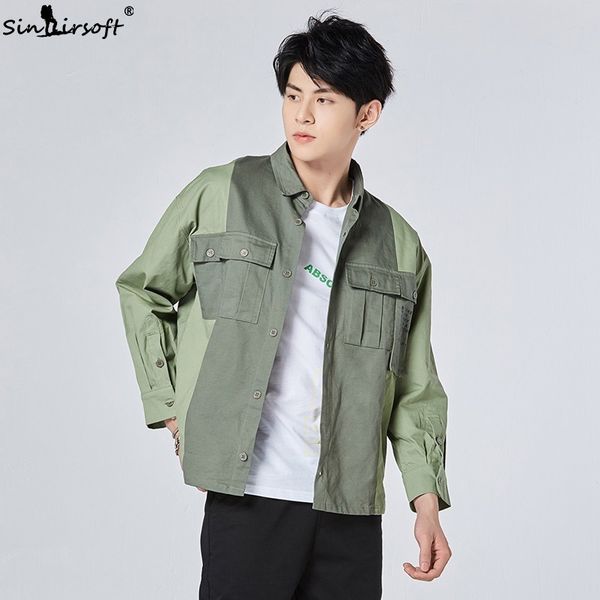 2019 summer men's long-sleeved shirt cotton loose jacket quality clothing big pocket jacket men's new listing xl xxl, Black;brown
2019 summer men's long-sleeved shirt cotton loose jacket quality clothing big pocket jacket men's new listing xl xxl, Black;brown