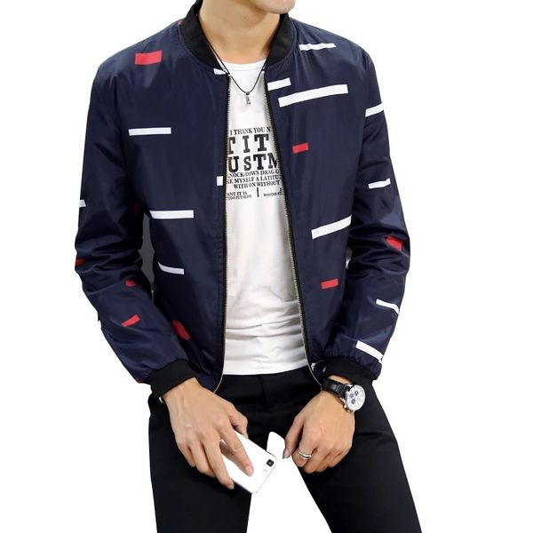 men's jacket new autumn hit color stitching stripe trend youth casual big jacket men's clothing, Black;brown
men's jacket new autumn hit color stitching stripe trend youth casual big jacket men's clothing, Black;brown