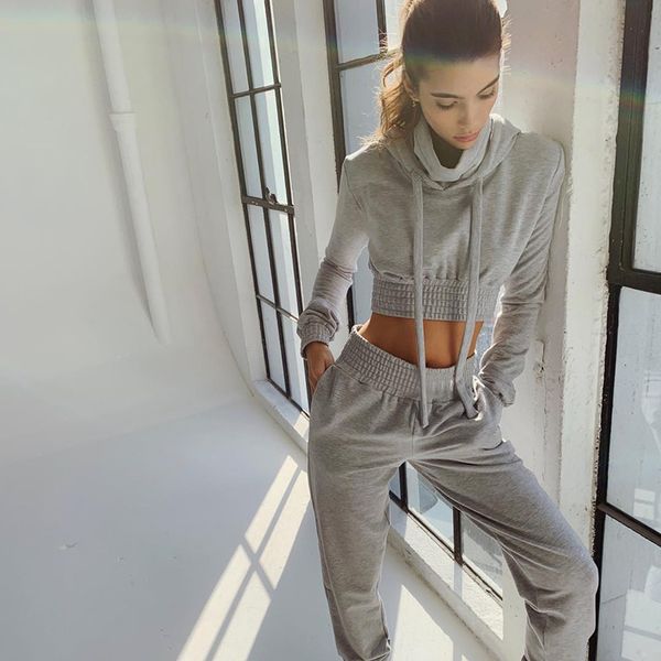 pants leggings 2pcs joggers set hoodie outfits sportswear sports suit2019 sportssuit women's, Gray
pants leggings 2pcs joggers set hoodie outfits sportswear sports suit2019 sportssuit women's, Gray