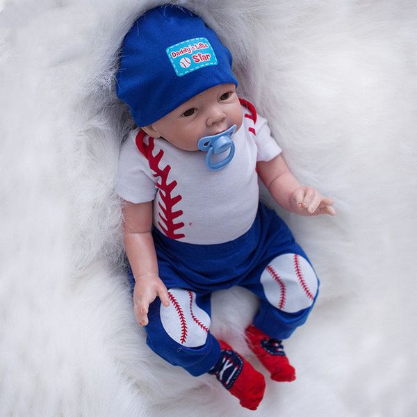 22 inch doll reborn dolls 55cm soft silicon reborn baby doll realistic lifelike boneca toys for girl birthday gift
22 inch doll reborn dolls 55cm soft silicon reborn baby doll realistic lifelike boneca toys for girl birthday gift