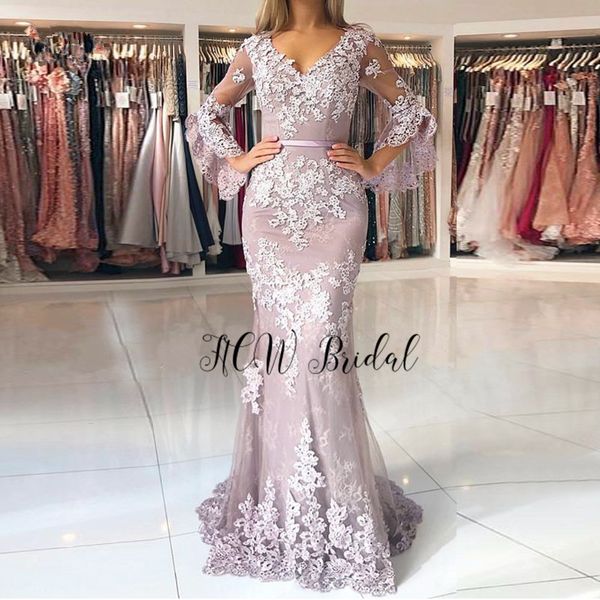 gorgeous lace arabic evening dress long sleeve mermaid v neck long occasion formal dresses 2019 custom made women party gowns, White;black
gorgeous lace arabic evening dress long sleeve mermaid v neck long occasion formal dresses 2019 custom made women party gowns, White;black