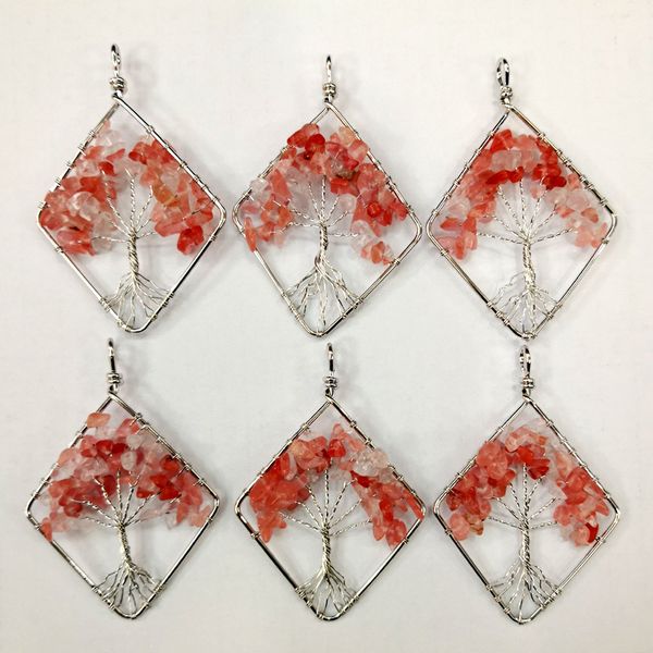 fashion tree of life watermelon red stone pendant necklace for jewelry making wisdom tree chakra reiki healing 6pcs women gift, Black
fashion tree of life watermelon red stone pendant necklace for jewelry making wisdom tree chakra reiki healing 6pcs women gift, Black
