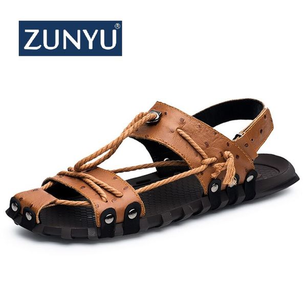 zunyu 2019 summer new genuine leather outdoor shoes men sandals male casual classic water walking beach sandalias sandal size 47, Black
zunyu 2019 summer new genuine leather outdoor shoes men sandals male casual classic water walking beach sandalias sandal size 47, Black