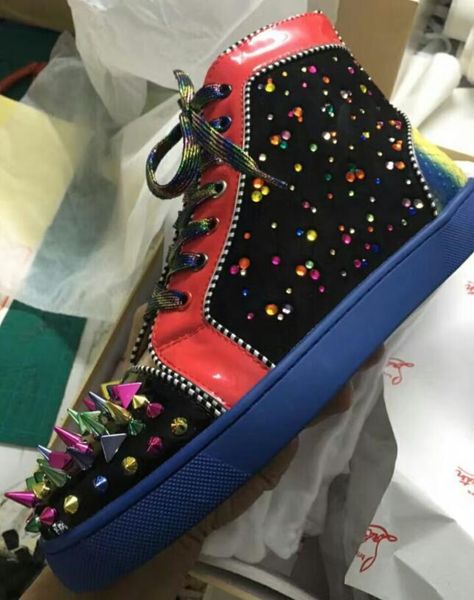 drop shipping new 2018 red bottom sneakers for men with spikes black suede fashion casual mens shoes low leisure trainer foot c29
drop shipping new 2018 red bottom sneakers for men with spikes black suede fashion casual mens shoes low leisure trainer foot c29