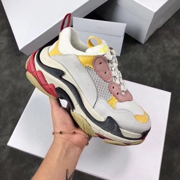 women paris shoes 2020 17fw dad shoes triple s 17fw sneakers for men women spring chaussures navy bl, Black 
women paris shoes 2020 17fw dad shoes triple s 17fw sneakers for men women spring chaussures navy bl, Black