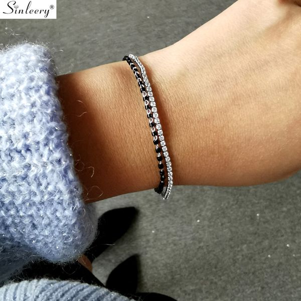 sinleery charm multicolor zircon tennis bracelet black green white blue rice beads couple bracelets for women jewelry sl445 ssd
sinleery charm multicolor zircon tennis bracelet black green white blue rice beads couple bracelets for women jewelry sl445 ssd