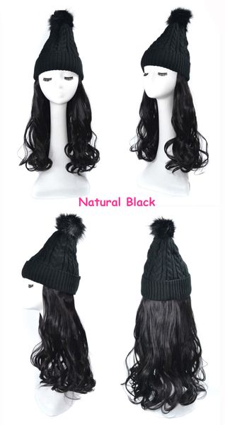 hat cap winter animal women long straight wigs synthetic hair hat cap winter animal warms knitted wool hat baseball cap, Black
hat cap winter animal women long straight wigs synthetic hair hat cap winter animal warms knitted wool hat baseball cap, Black