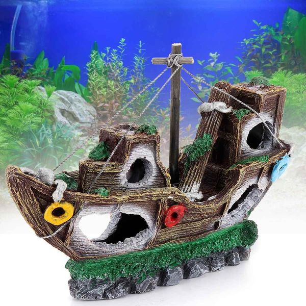 s/m size resin home aquarium ornament wreck sunk ship ornament sailing boat destroyer fish tank tank aquarium decoration
s/m size resin home aquarium ornament wreck sunk ship ornament sailing boat destroyer fish tank tank aquarium decoration