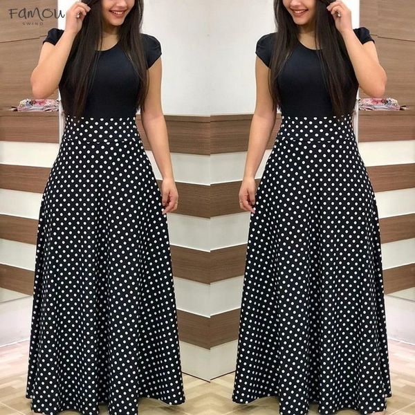 2020 women vintage maxi long dress womens ladies short sleeve splicing maxi dresses wave point party dress robe femme vestidos plus size, Black;gray
2020 women vintage maxi long dress womens ladies short sleeve splicing maxi dresses wave point party dress robe femme vestidos plus size, Black;gray