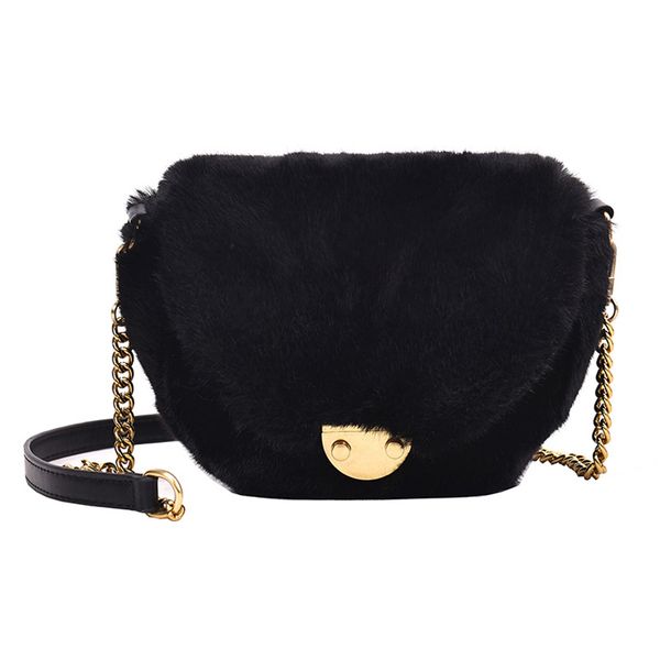 elegant female saddle bag 2019 winter new soft plush women's designer handbag lock chain shoulder messenger bag
elegant female saddle bag 2019 winter new soft plush women's designer handbag lock chain shoulder messenger bag