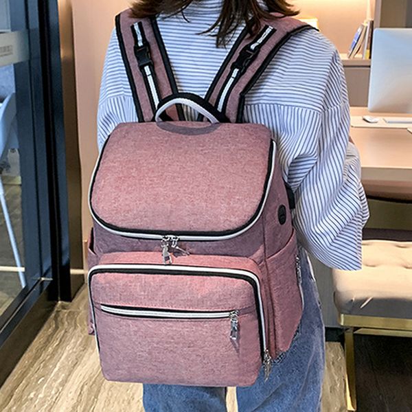 multifunctional mummy backpack large capacity organizer usb charging port with nursery bottle thermal bag
multifunctional mummy backpack large capacity organizer usb charging port with nursery bottle thermal bag